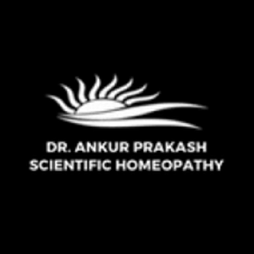 Logo of Dr. Ankur Prakash featuring a stylized design with medical elements.