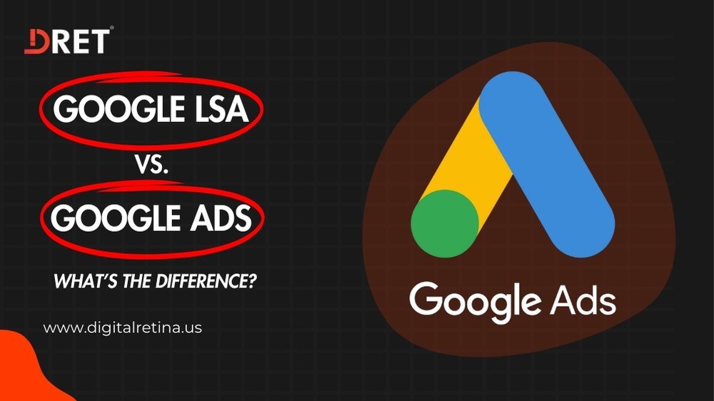 Google LSA vs. Google Ads Comparison Graphic